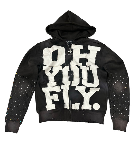 DISTRESS OH YOU FLY HOODIE